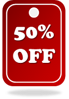 50% off